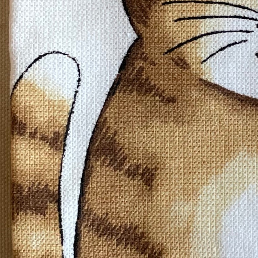 NWT -  Adorable Orange Tabby Dish or Guest Towel! - Picture 5 of 7